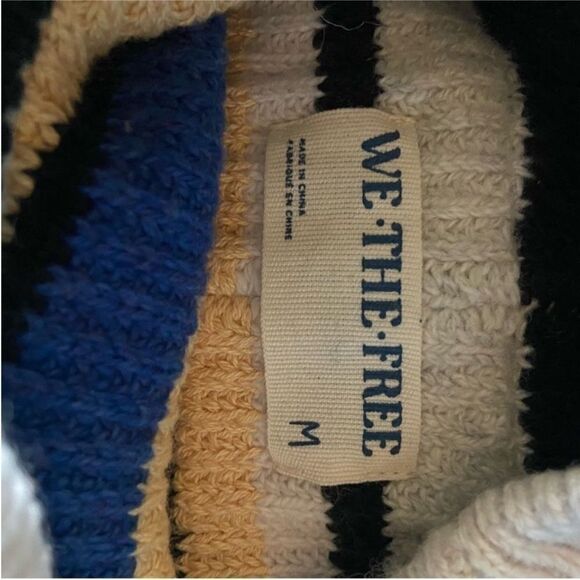 We The Free Sunny Stripe Pullover M - Picture 8 of 10